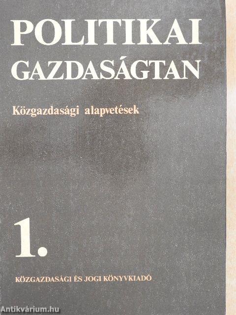 Politikai gazdaságtan 1. (töredék)