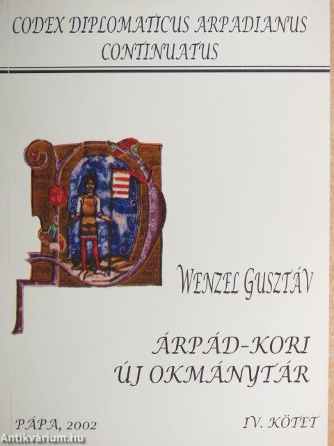 Árpád-kori új okmánytár IV.