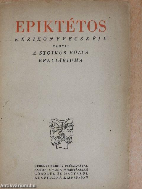 Epiktétos kézikönyvecskéje