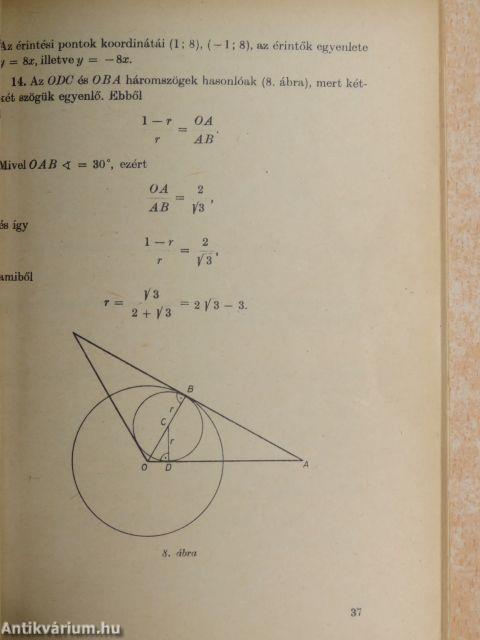 Egyetemi felvételi feladatok matematikából II.