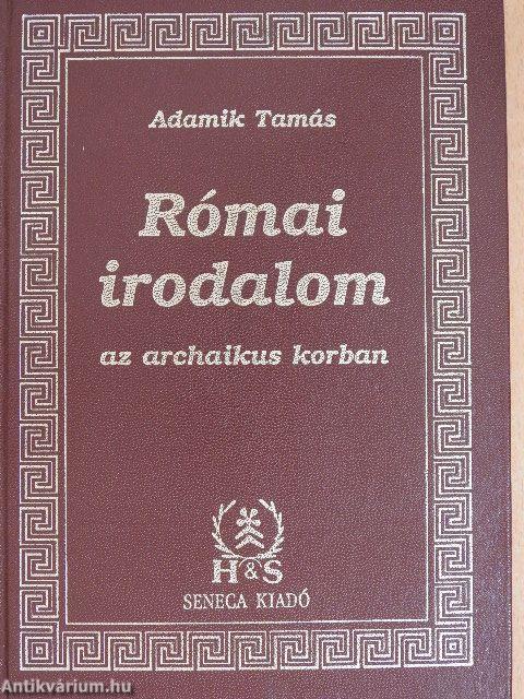 Római irodalom az archaikus korban