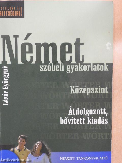 Német szóbeli gyakorlatok