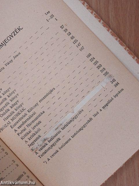 Berzsenyi Dániel munkái