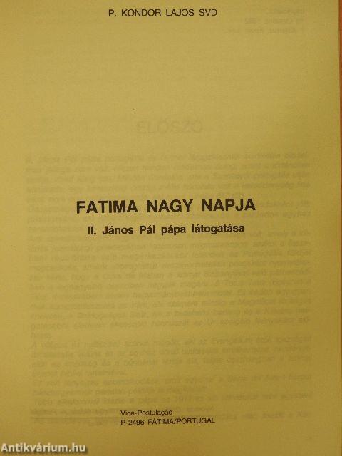 Fatima nagy napja