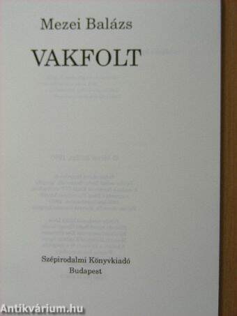 Vakfolt