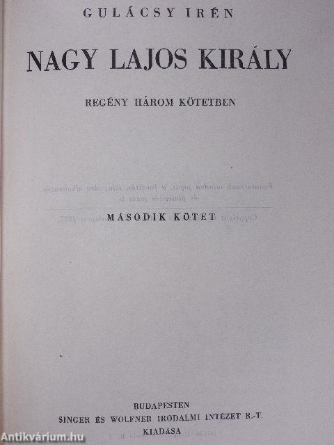 Nagy Lajos király I-III.