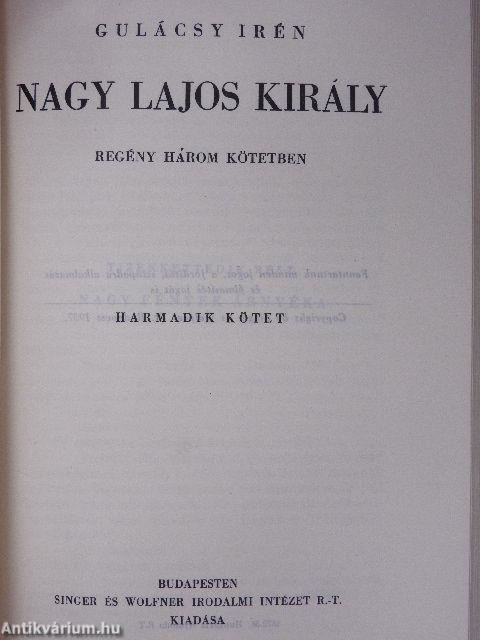 Nagy Lajos király I-III.