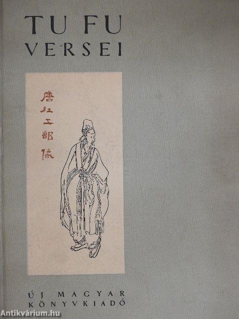 Tu Fu versei (Dr. Castiglione László könyvtárából)