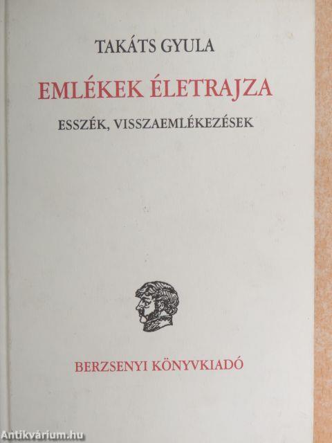 Emlékek életrajza