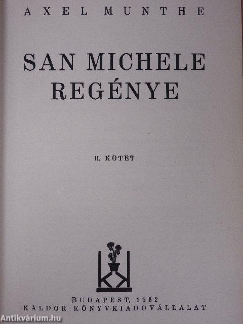 San Michele regénye I-II.