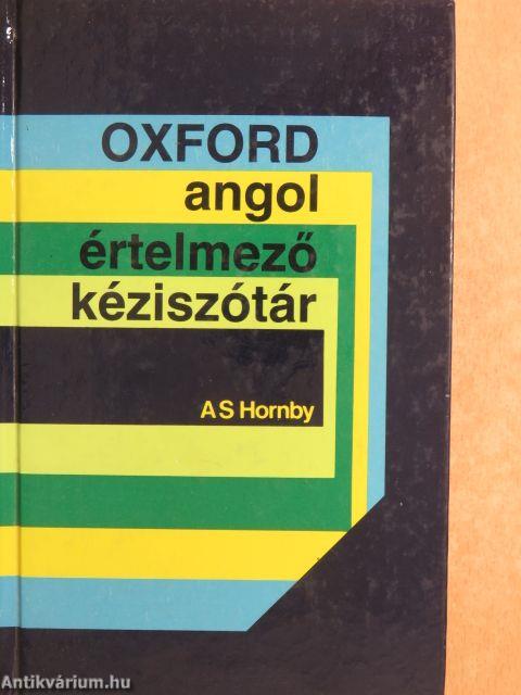 Oxford angol értelmező kéziszótár