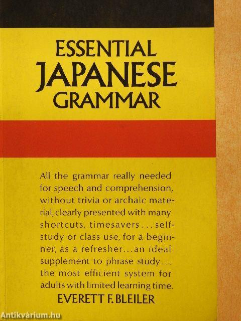 Essential Japanese Grammar