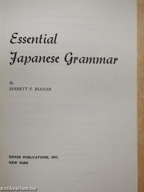 Essential Japanese Grammar