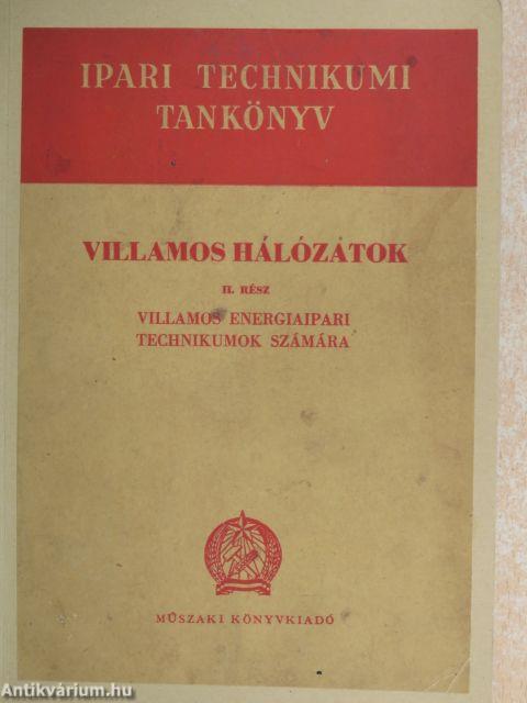 Villamos hálózatok II.