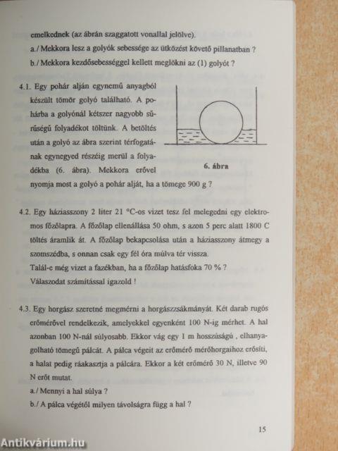 Feladatok és megoldások a Hatvani István Fizikaversenyen