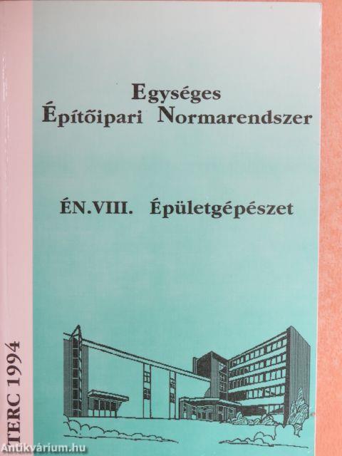 Egységes Építőipari Normarendszer VIII.