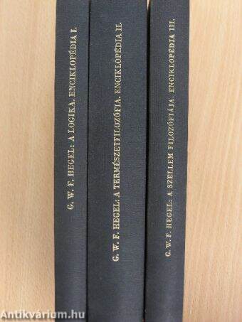A filozófiai tudományok enciklopédiájának alapvonalai I-III.