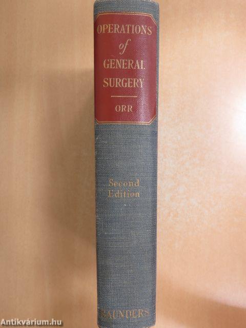 Operations of general surgery