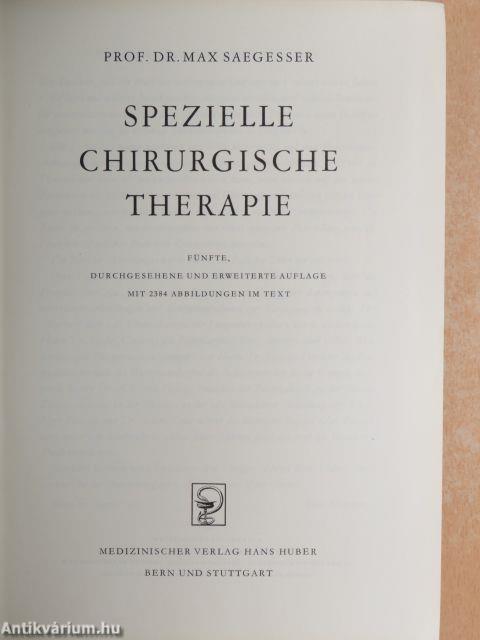 Spezielle Chirurgische Therapie