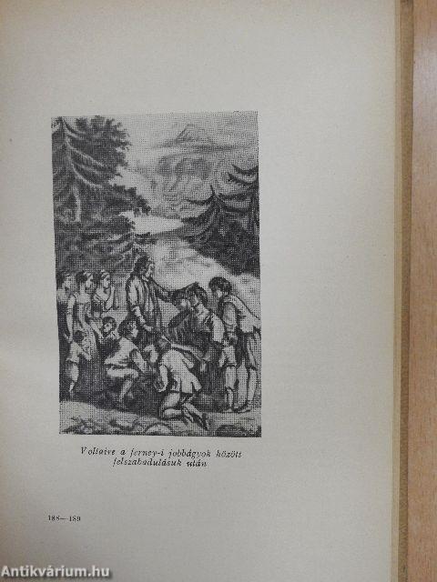 Voltaire válogatott írásai (Dr. Castiglione László könyvtárából)