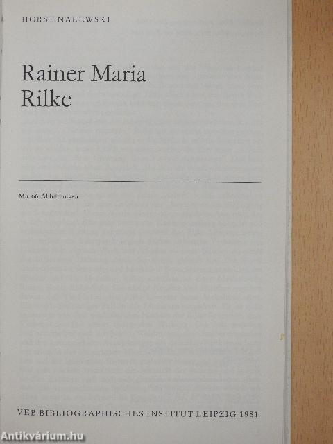 Rainer Maria Rilke