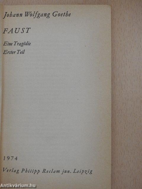 Faust I.