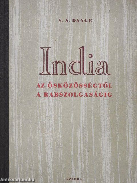 India az ősközösségtől a rabszolgaságig (Dr. Castiglione László könyvtárából)