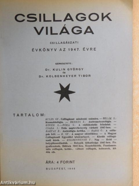 Csillagok Világa 1947.