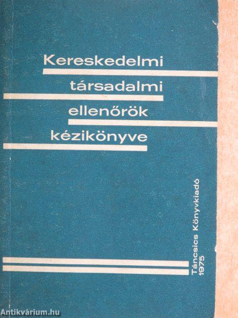 Kereskedelmi társadalmi ellenőrök kézikönyve