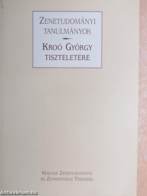 Zenetudományi tanulmányok