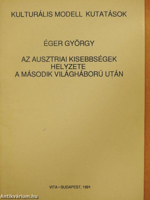 Az ausztriai kisebbségek helyzete a második világháború után