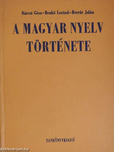 A magyar nyelv története