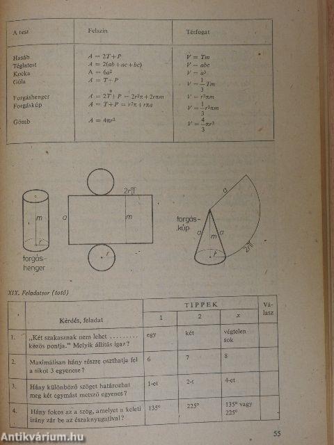 Felkészülés és felzárkózás matematikából