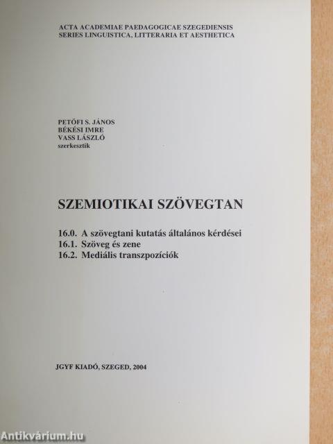 Szemiotikai szövegtan 