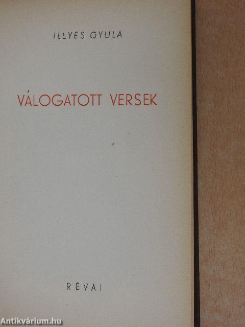 Válogatott versek