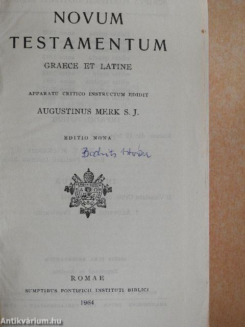 Novum Testamentum Graece et Latine