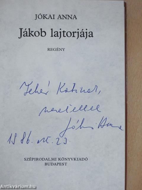 Jákob lajtorjája (dedikált példány)