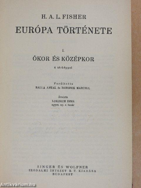 Európa története I-III.