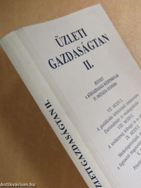 Üzleti gazdaságtan II.