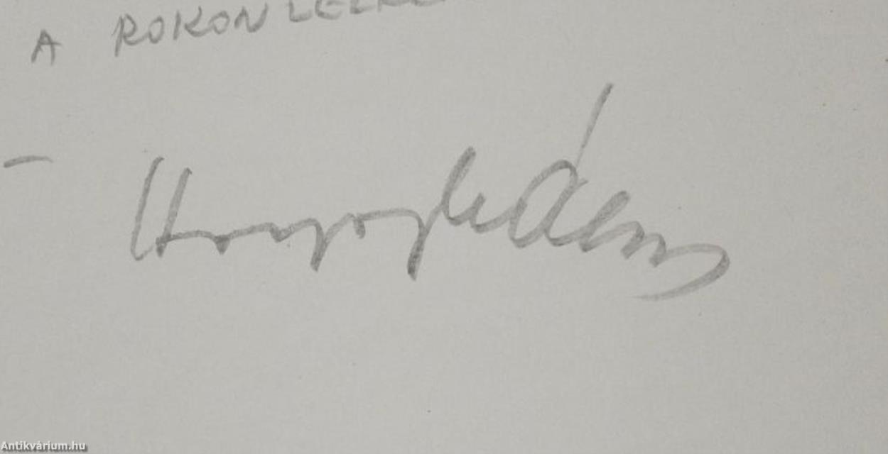 Szervátiusz Tibor (dedikált példány)