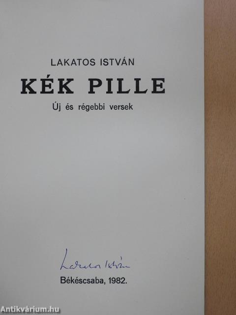 Kék pille (számozott, aláírt példány)