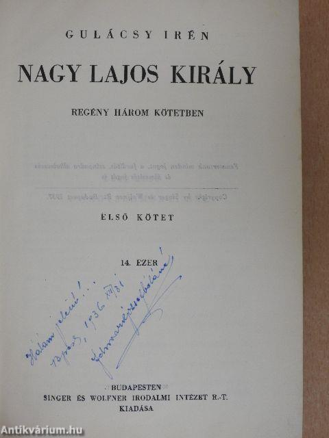 Nagy Lajos király I-III.