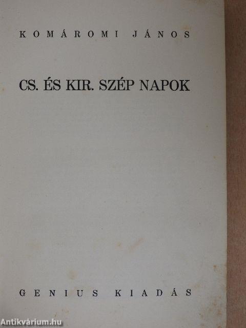 Cs. és kir. szép napok