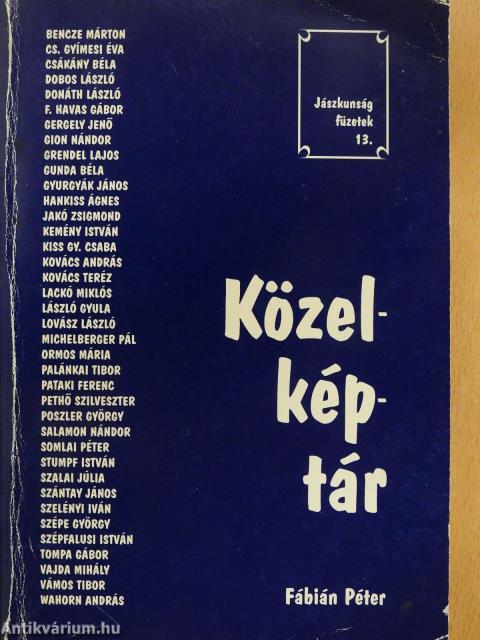 Közelképtár (dedikált példány)