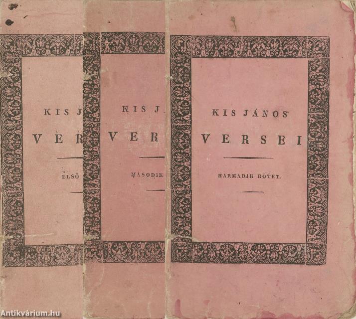 Kis János versei I-III.