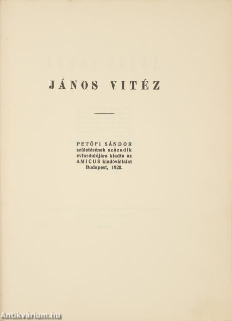 János vitéz