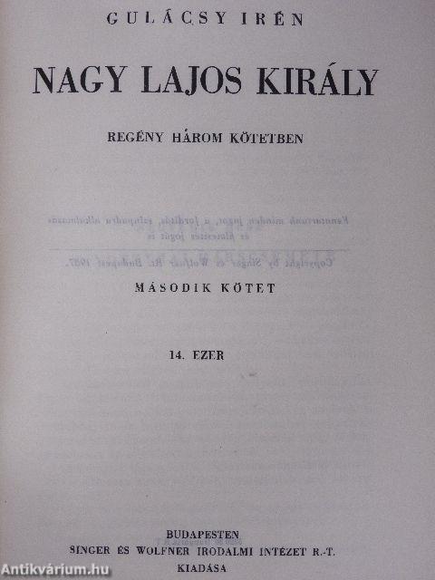 Nagy Lajos király I-III.