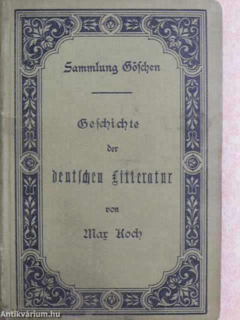 Geschichte der Deutschen Litteratur (gótbetűs)