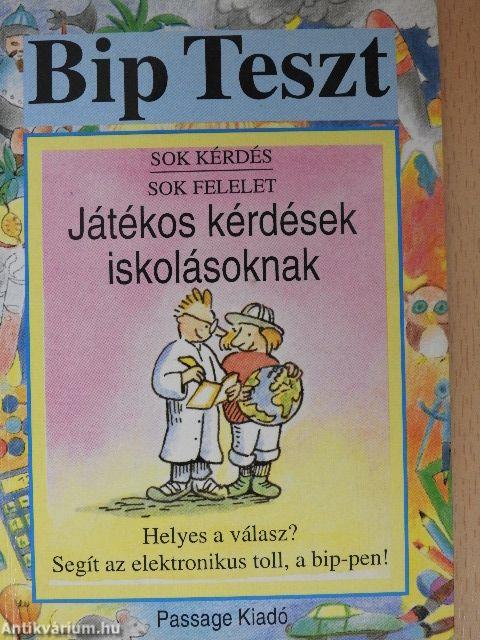 Bip Teszt - Játékos kérdések iskolásoknak