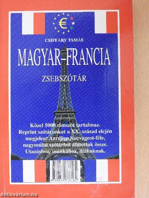 Francia-magyar, magyar-francia zsebszótár